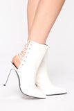 Fast Lane Bootie - White