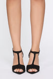 I Am A Believer Heeled Sandals - Black