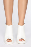 The Feels Heeled Sandals - White