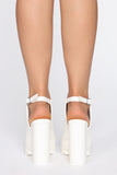 The Feels Heeled Sandals - White
