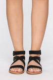 No Hiding Sandal - Black