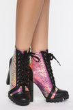 Taking No Chances Booties - Metallic
