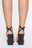 Do You Ever Wonder Heeled Sandals - Black