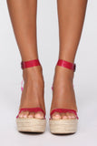 Summer Time Fun Wedge - Pink