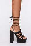 Round Of Applause Heeled Sandals - Black