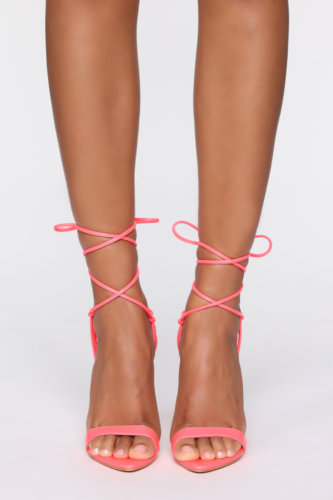 Intuition Heeled Sandals - Pink