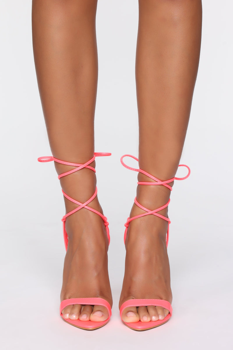 Intuition Heeled Sandals - Pink