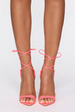 Intuition Heeled Sandals - Pink