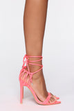 Intuition Heeled Sandals - Pink