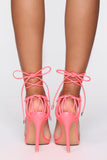 Intuition Heeled Sandals - Pink