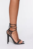Intuition Heeled Sandals - Black