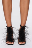 Lost In The Moment Heeled Sandals - Black