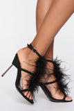 Lost In The Moment Heeled Sandals - Black