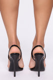 Leverage Over You Heeled Sandals - Black