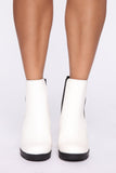 Night Out Booties - White
