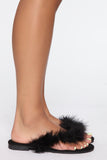 Silly Flat Sandals - Black