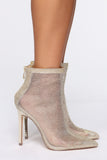 Showtime Baby Booties - Gold