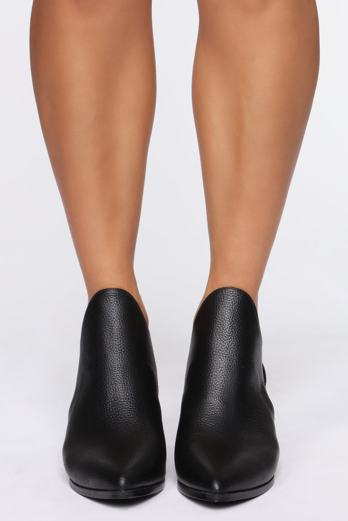 In The Now Booties - Black