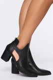 In The Now Booties - Black