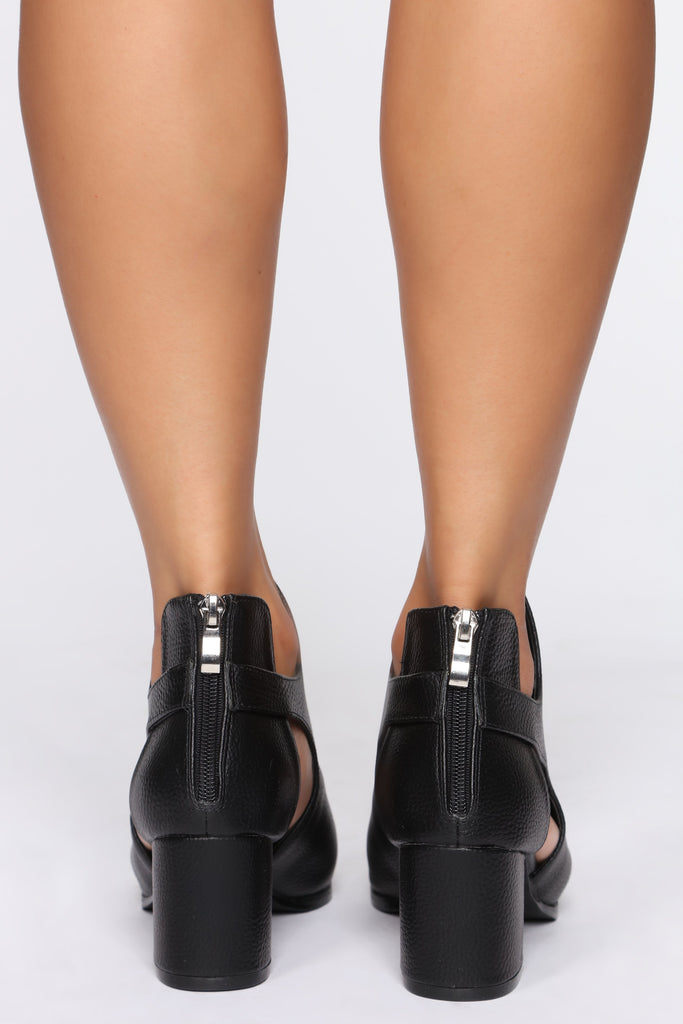 In The Now Booties - Black