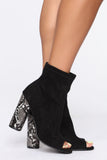 What A Shocker Booties - Black
