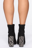 What A Shocker Booties - Black