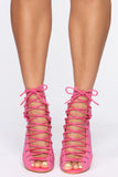 Don't Wake Me Up Booties - Fuchsia