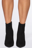 Take A Chance On Me Booties - Black