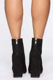 Take A Chance On Me Booties - Black