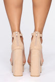 You're A Beautiful One Heeled Sandals - Nude