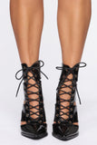 Cutting You Out Booties - Black