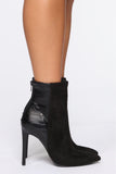 Mutual Feelings Booties - Black