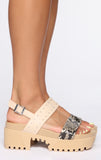 In It For Love Flat Sandals - Nude