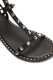 Raelynn Studded Sandals - Black