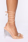 Sincerely Extra Heeled Sandals - Nude