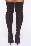 Figuring You Out Heeled Boots - Multi