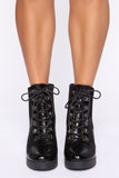 Did It My Way Booties - Black