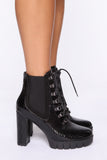 Did It My Way Booties - Black