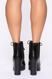 Did It My Way Booties - Black