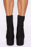 Rising Up Booties - Black