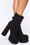 Rising Up Booties - Black