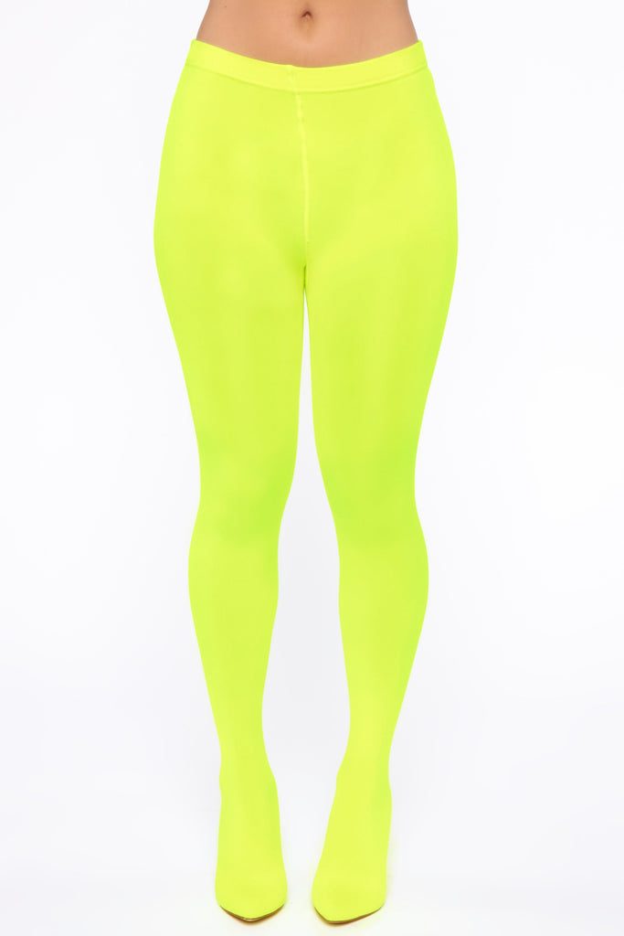 You Alright Heeled Boots - Neon Yellow