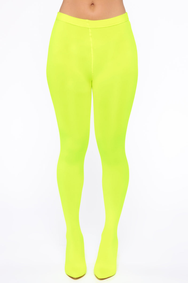 You Alright Heeled Boots - Neon Yellow