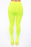You Alright Heeled Boots - Neon Yellow