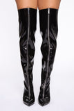 The Baddest Heeled Boots - Black