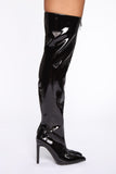 The Baddest Heeled Boots - Black