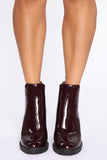 City Streets Booties - Wine