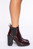City Streets Booties - Wine