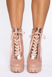 Next To You Booties - Rose Gold