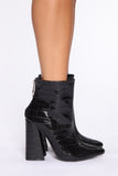 Top It Off Booties - Black
